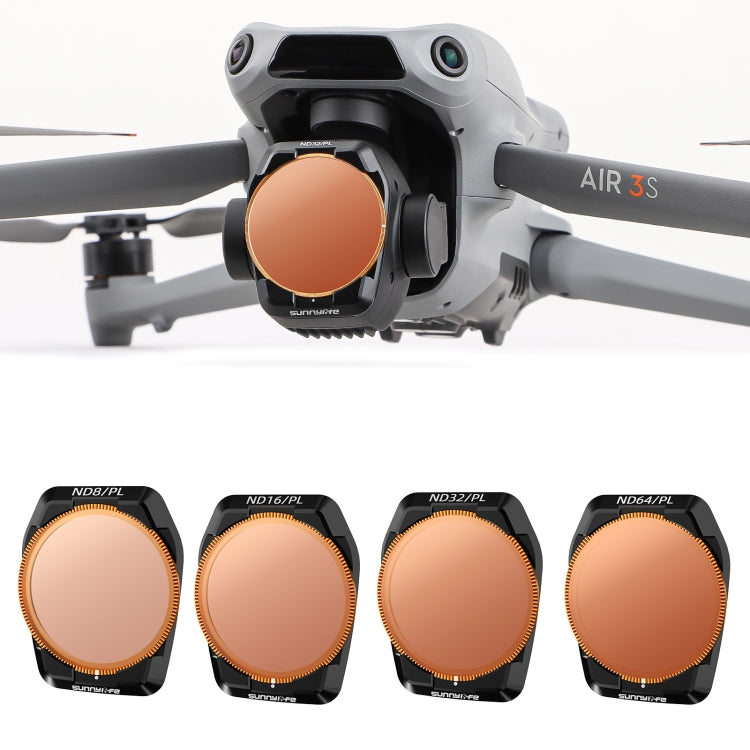 For DJI Air 3S Sunnylife Camera Lens Filter, MCUV, ND8, ND16, ND32, ND64, CPL, ND8PL, ND16PL, ND32PL, ND64PL, 3 in 1 CPL ND8 ND16, 4 in 1 ND8-64, 4 in 1 ND8-64PL, 4 in 1 UV CPL ND32 ND64, 6 in 1 UV CPL ND8-64 For DJI Air 3S Sunnylife Camera Lens Filter, MCUV, ND8, ND16, ND32, ND64, CPL, ND8PL, ND16PL, ND32PL, ND64PL, 3 in 1 CPL ND8 ND16, 4 in 1 ND8-64, 4 in 1 ND8-64PL, 4 in 1 UV CPL ND32 ND64, 6 in 1 UV CPL ND8-64